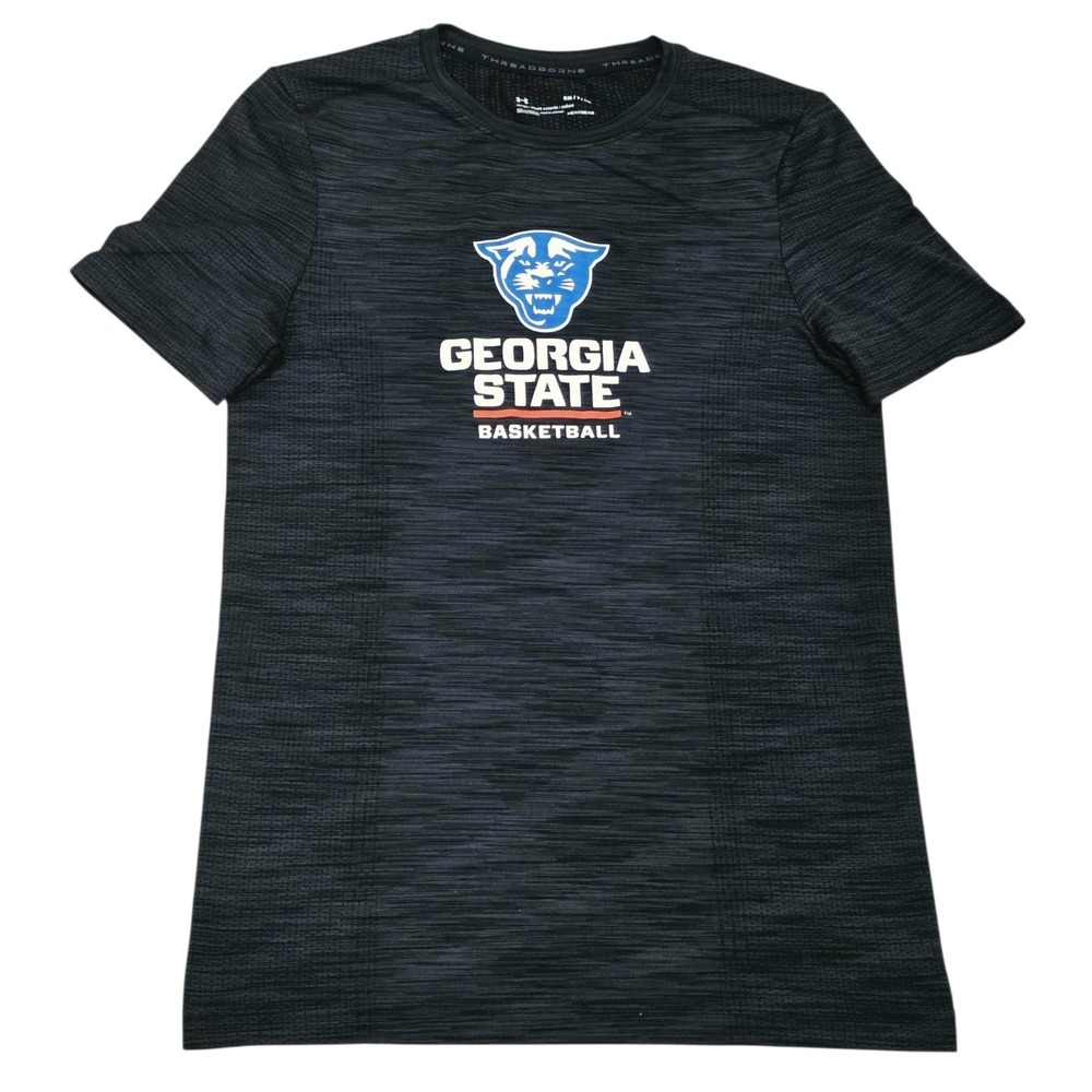 Under Armour Georgia State Panthers Basketball Shirt Mens S Threadborne HeatGear